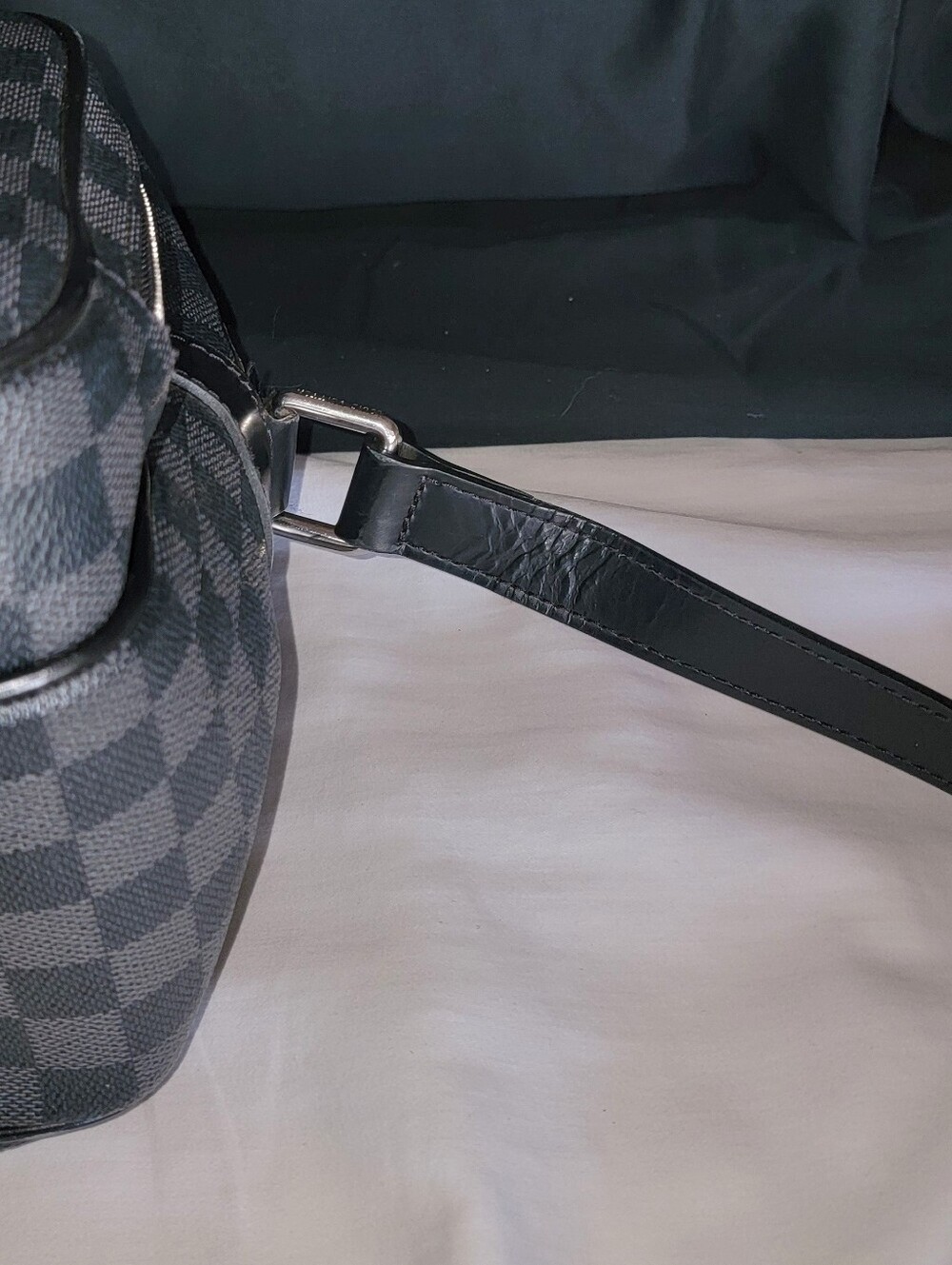 Authentic Louis Vuitton Black Checkered Men's Bag - Picture 10 of 15